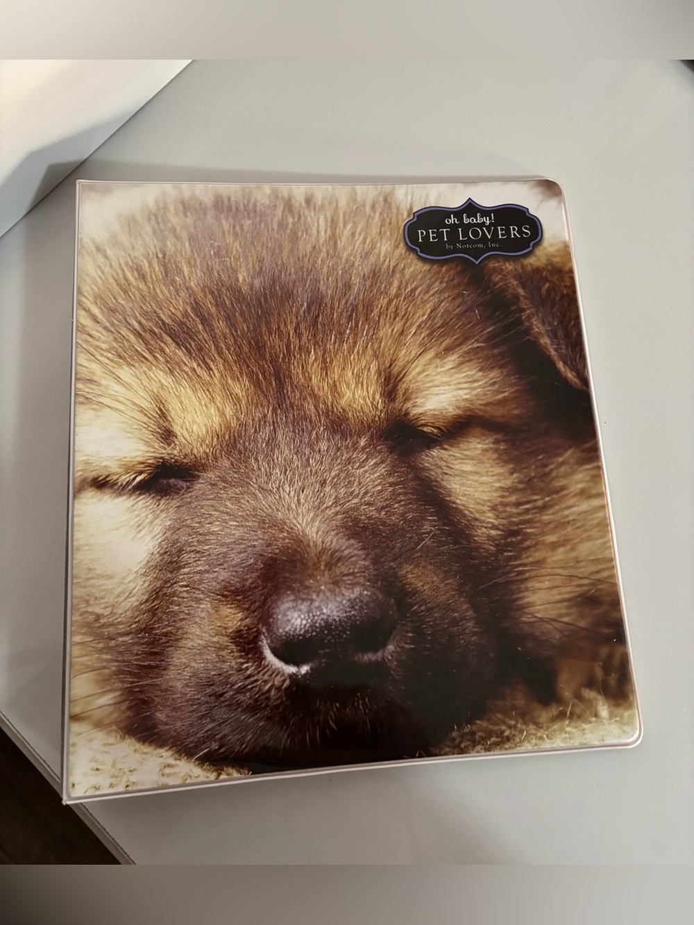 NORCOM 1.5 3-ring Binder Oh Baby! Pet Lovers Collection Discontinued Item.